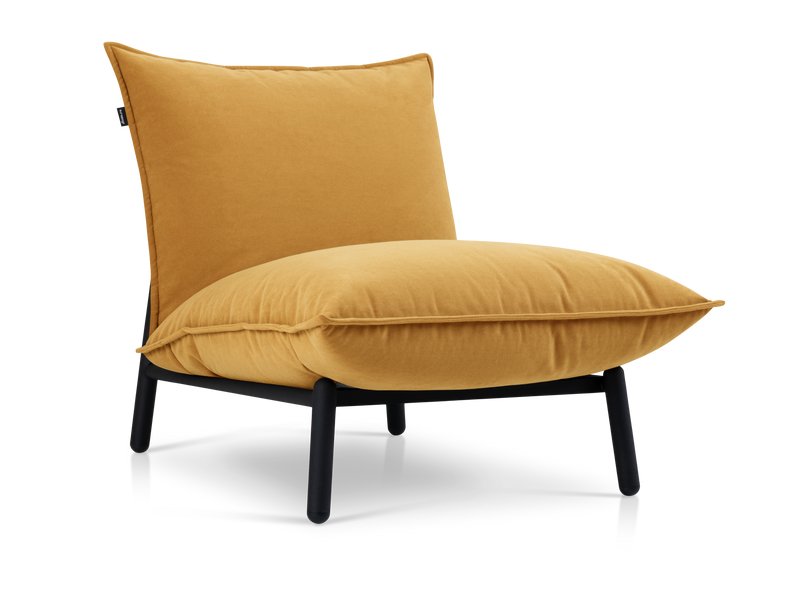 Кресло Рофл Velvet Yellow